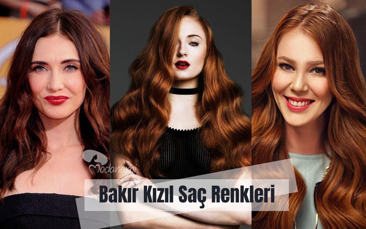 Bakır Kızıl Saç Rengi ve Saç Modelleri